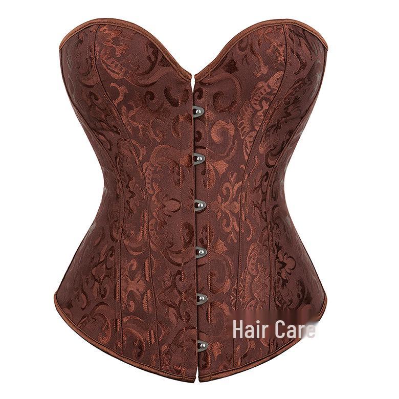 

Весільна сукня талія цинчер & контроль живота боді шейпер корсет 6XL кавовий