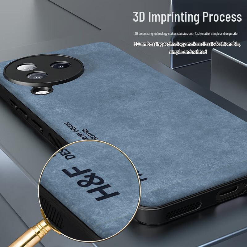 Husă de telefon Rehua cu senzație de piele, cu învelire completă, pentru Xiaomi Civi