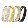Hot-selling Retro Dragon Scale Pattern Crocodile Magnet Bracelet Wholesale Four-in-one Wide Version Magnet Bracelet