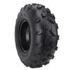 8in Rubber Vacuum Tire 17X7.00 8 17 7 8 Aluminum Alloy Rim Non Slip Textured Wheel Replacement for ATV Quad Off Road Go