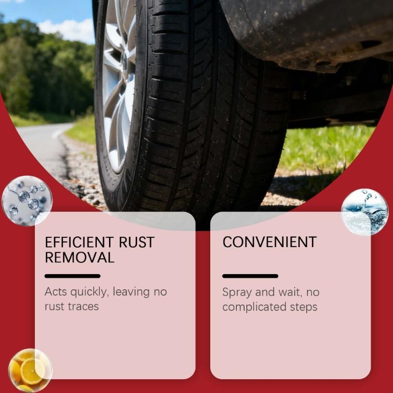 100ml Rostentferner Entrostungssprüher Multifunktions-Automobil-Rostentfernungssprüher Universelle Auto-Wartung Rostschutzmittel