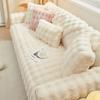 Thicken Rabbit Plush Sofa Slipcover Universal Non-slip Super Soft Sofa Towel Couch Cushion For Living Room Modern Home Decor