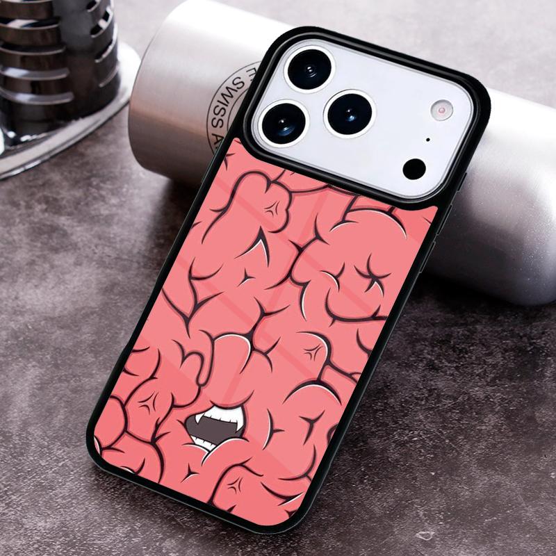 Brain Art Phone Case For iPhone 17 16 15 14 13 12 11 Pro Max Plus 17Air Soft Silicone Cover