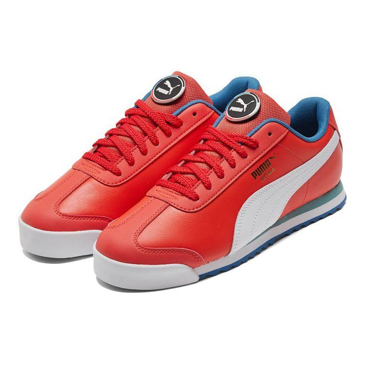 Puma Roma Go For Tênis Unissex Laranja Firelight Branco 385482-01