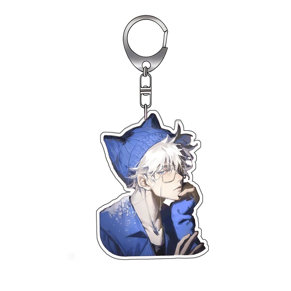 Acrylic Keychain for Jjk Satoru Gojo Ryomen Sukuna Amane Backpack Pendant Anime Decoration Collection Exquisite Gift Toy
