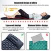 Outdoor Camping Inflatable Mattress Sleeping Pad With Pillows Ultralight Air Mat Built In Inflator Pump For Travel Hiking