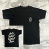 Oversized Trendy Couple Curved Letter Shortsleeved Loose Design with A Sense of Uniqueness Suitable for The Niche Ins Community