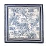 Korean atmosphere simulation silk scarf 91 small square scarf women's fresh autumn professional wear temperament printed scarf