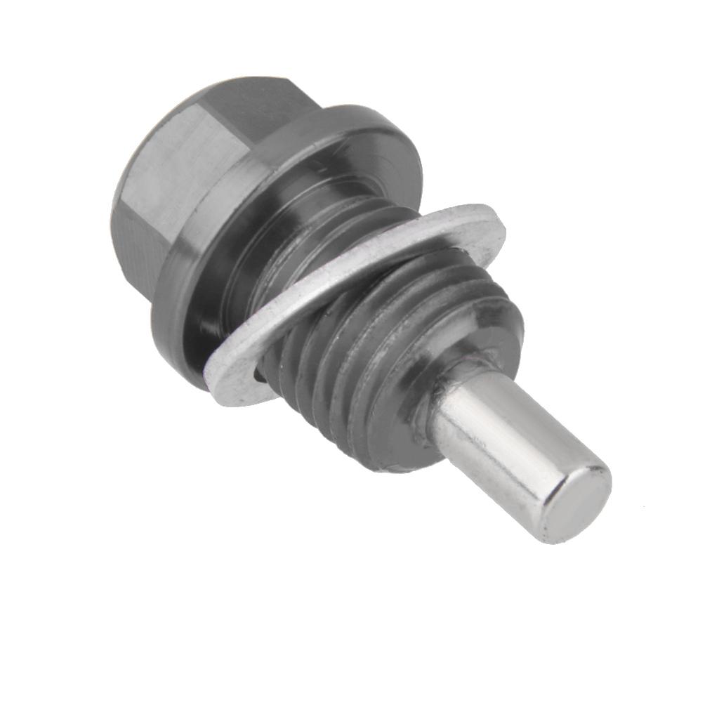 M14X1.5 Magnetic Oil Plug Heavy Duty Engine Pan Bolt Metal Auto Part for Ford Honda Hyundai Mazda