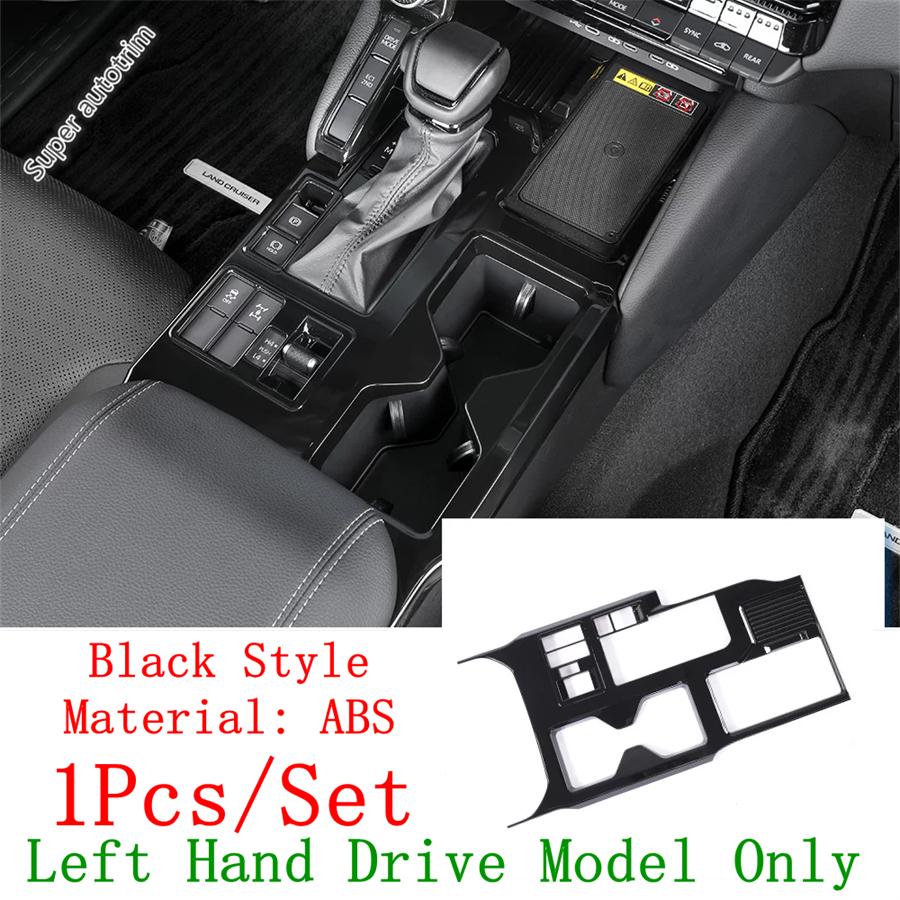 Black Head Light Steering Wheel Dashboard Frame Cover Trim Accessories For Toyota Land Cruiser 250 Prado LC250 2024 2025 2026