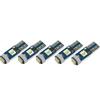 5 Stück 12V T5 3030 LED-Birne Auto Innenbeleuchtung Armaturenbrett Auto Instrumentenlampe