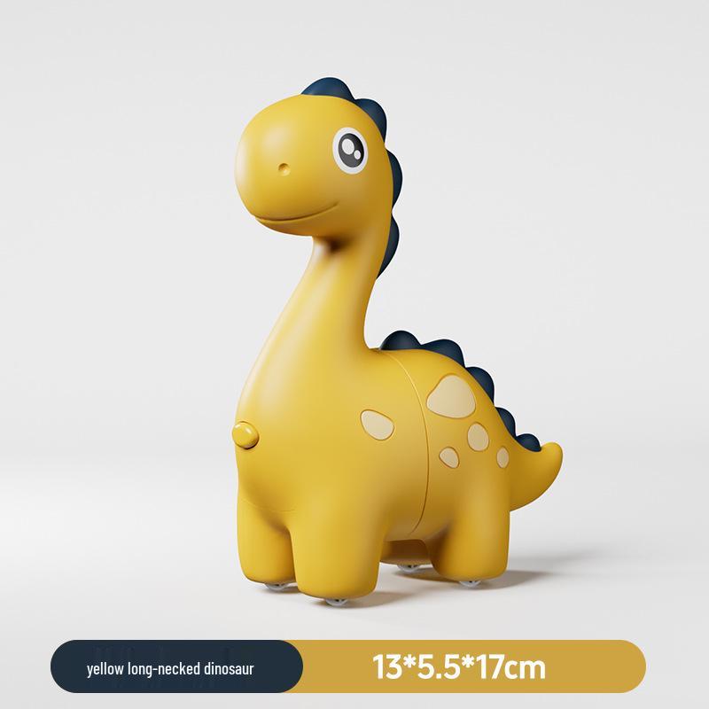 

Children s Retractable Long-Necked Triceratops Dinosaur Toy with Sliding Collision and Deformation Features.