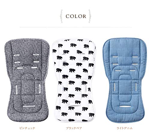 AirBuggy Dacron Fresh Stroller Mat, Pin Check, Ages 0 Months and Up, AB6570