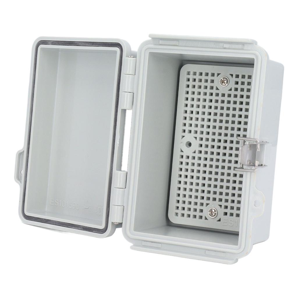 Εξωτερικό Ηλεκτρολογικό Κουτί IP67 Αδιάβροχο Πλαστικό ABS Κουτί Έργου με Μεντεσέ από Ανοξείδωτο Ατσάλι για