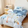 60S Pure Cotton Digital Print Kids' Autumn/Winter Bedding Set: First Day of School Duvet Cover