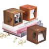 Custom Luminous Hand-Cranked Flip Book Photo Machine In Wooden Box - Unique Wedding Gift