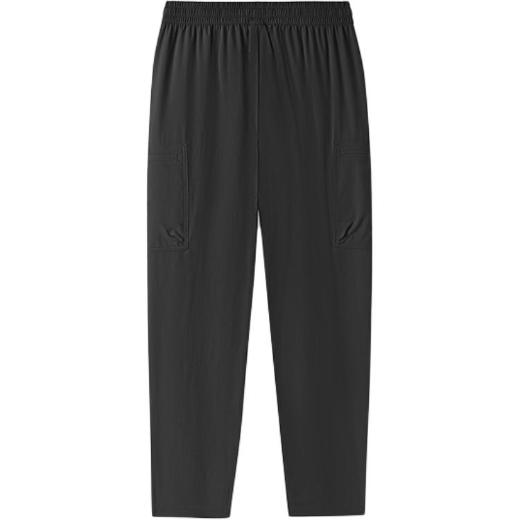 Skechers FW25 Moisture-Wicking Durable Straight-Leg Casual Pants Men Bottoms Carbon-Black L226M025-0018