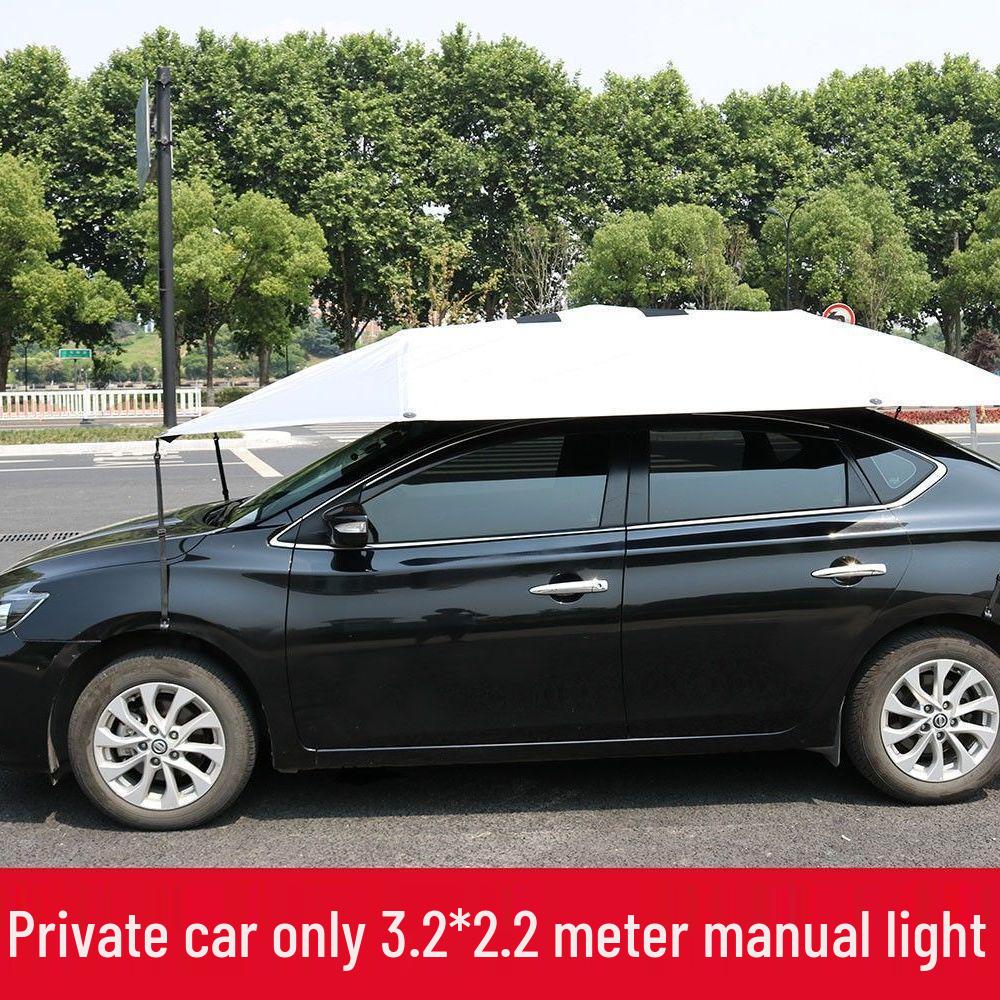 Coach Car Sunshade: Driving School Special Folding Roof Canopy Umbrella