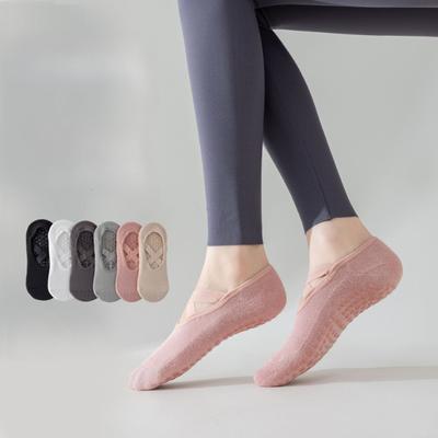 5 Pairs of Professional Yoga Socks Women Indoor Special Pilates Four Seasons Models Sports Socks Non-slip Anti-friction Fitness Dance Socks