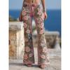 New 3D Printed Women's Fashion Slimming Denim Bell Bottoms