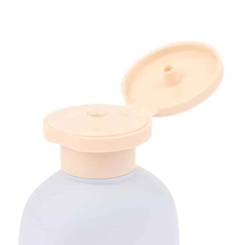 2/4 Pezzi Bottiglie Squeeze Vuote da 100ml con Tappo Flip Ricaricabili in Plastica da Viaggio Ricaricabili Per Lozione Shampoo Balsamo