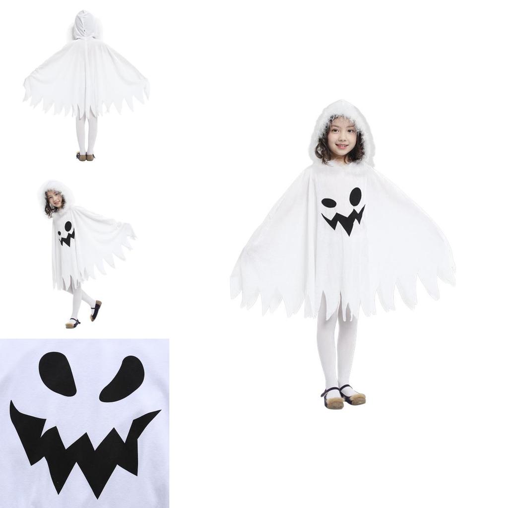 Bright And Durable Halloween Ghost Cape For Kids Role Play And Photographing