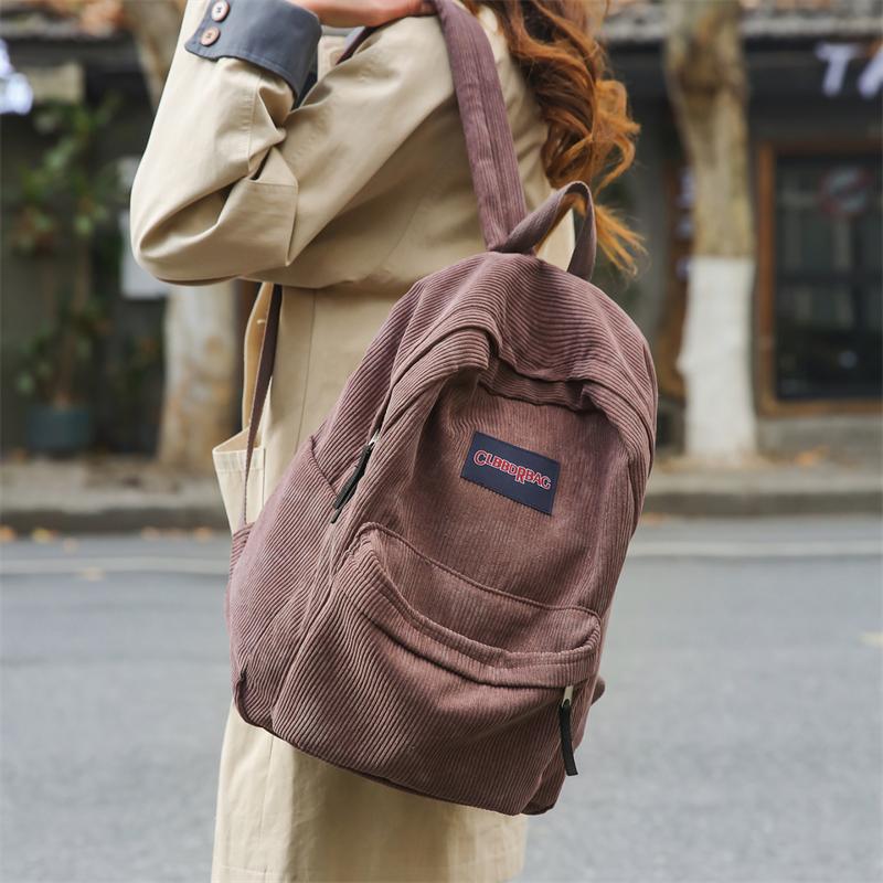 Cord-Rucksack Schülerrucksack Großer Rucksack