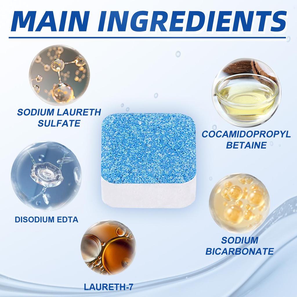 12 Stück Toilettenschüssel-Reinigungstabletten (verpackt) Haushalt Badezimmer Toilette Desodorierung Reinigung Schmutz Urinflecken Reinigungstabletten