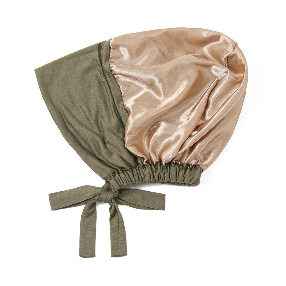 Polyester Adjustable Chemotherapy Cap With Tie Back For Women And Elderly