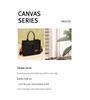 Japanese Minimalist Large-Capacity Crossbody Canvas Backpack & Versatile Tote Handbag.