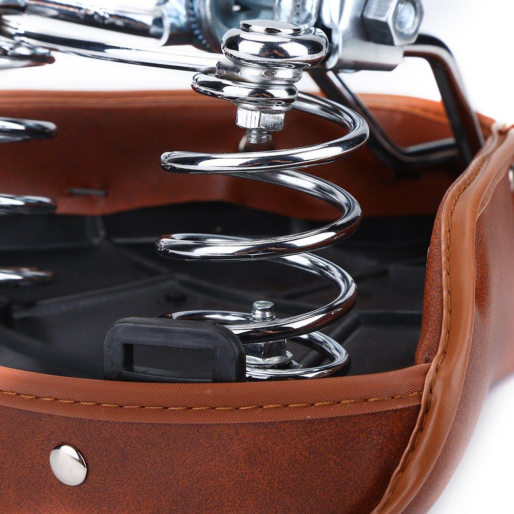 Bicycle Saddle Cycling Saddle Shock Prevents Butt Comfortable Mountain Bike Brown Seat, Cushion, Absorption, Pain, Soft, Sitting, Accessory,