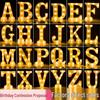 Small LED Alphabet Number Shaped Lights for Party, Proposal, and Celebration Decor