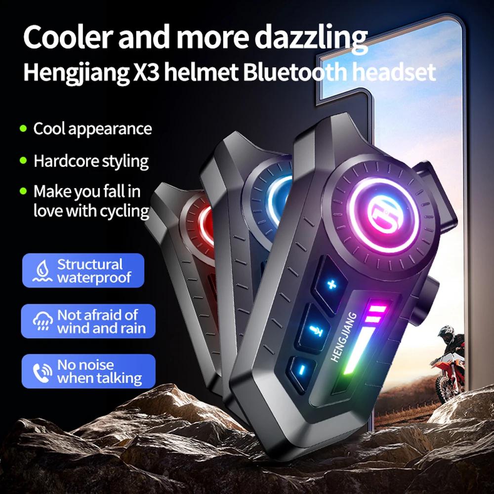 X3 Bluetooth Motorcycle Helmet Headset Headphone Wireless Motobike Handsfree Stereo Earphone Speaker Noise Reduction