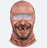 New 3D Face Printed Old Man Balaclava White Mustache Full Coverage Winter Mask Cover Stretch Elastic Funny Ski Mask