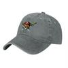 Pirate Skull and Swords Embroidered Washed Canvas Baseball Cap Vintage Style Adjustable Fit for Unisex and Women