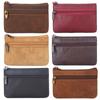 Men Mini Pocket Storage Bag Money Bag Cowhide Coin Purse Clutch Bag Wallet Zero Purse