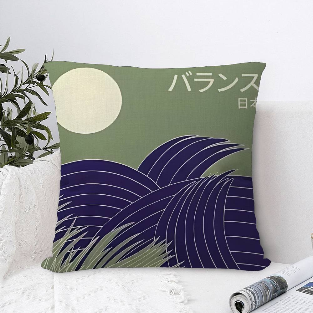 Japanska Nutida Tokyo Konstverk Kudde Gåva Hemkontor Dekoration Kudde Sovrum Soffa Bil Kuddfodral Kuddfodral