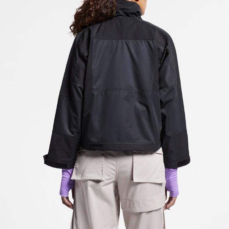 Nike ACG Collection Patchwork Stand Collar Half-Zip Jacket Women Jacket Black BQ7206-010