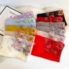 High-End Embroidered Silk Wool Scarf: Korean Style Versatile Winter Shawl & Neck Warmer for Women
