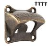 Mounted Bottle Wall Opener Beer Soda Bar Accessories Square Bronze Beer Opener