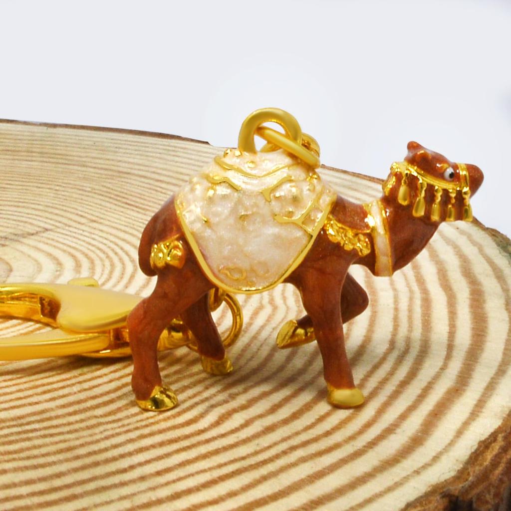 Brelok Feng Shui Brelok Wielbłąd Amulet Długowieczność Portfel Prezent Pieniądze Szczęście Towary Biznes Zwierzę Akcesoria Dekoracyjne Sukces Zdrowie Biały