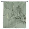 Grass Green Marble Translucent Drapes for Bedroom Space Living Room Decoration Window Opening Drape for Kitchen Area Tulle Voile Organza Curtains