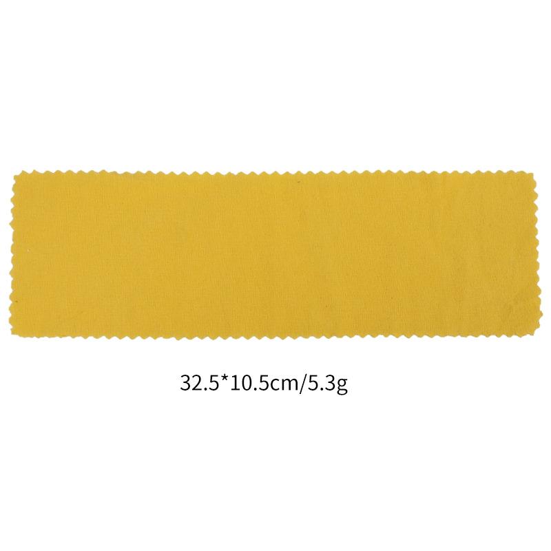 

Polishing cloth, oil wiping cloth, cleaning cloth, shoe wiping cloth, dust removal cloth, shoe polish care soft cloth, phone lens cloth Yellow 32.5*10cm