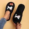 Ladies' Home Wear Plush Slippers, Fashionable and Warm Cotton Slippers