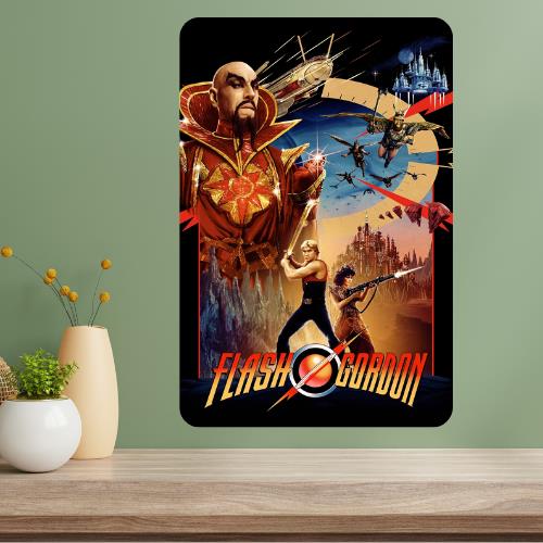 Flash Gordon 1980 Classic Movie Metal Poster Sign 20x30cm（7.8x11.8inch）