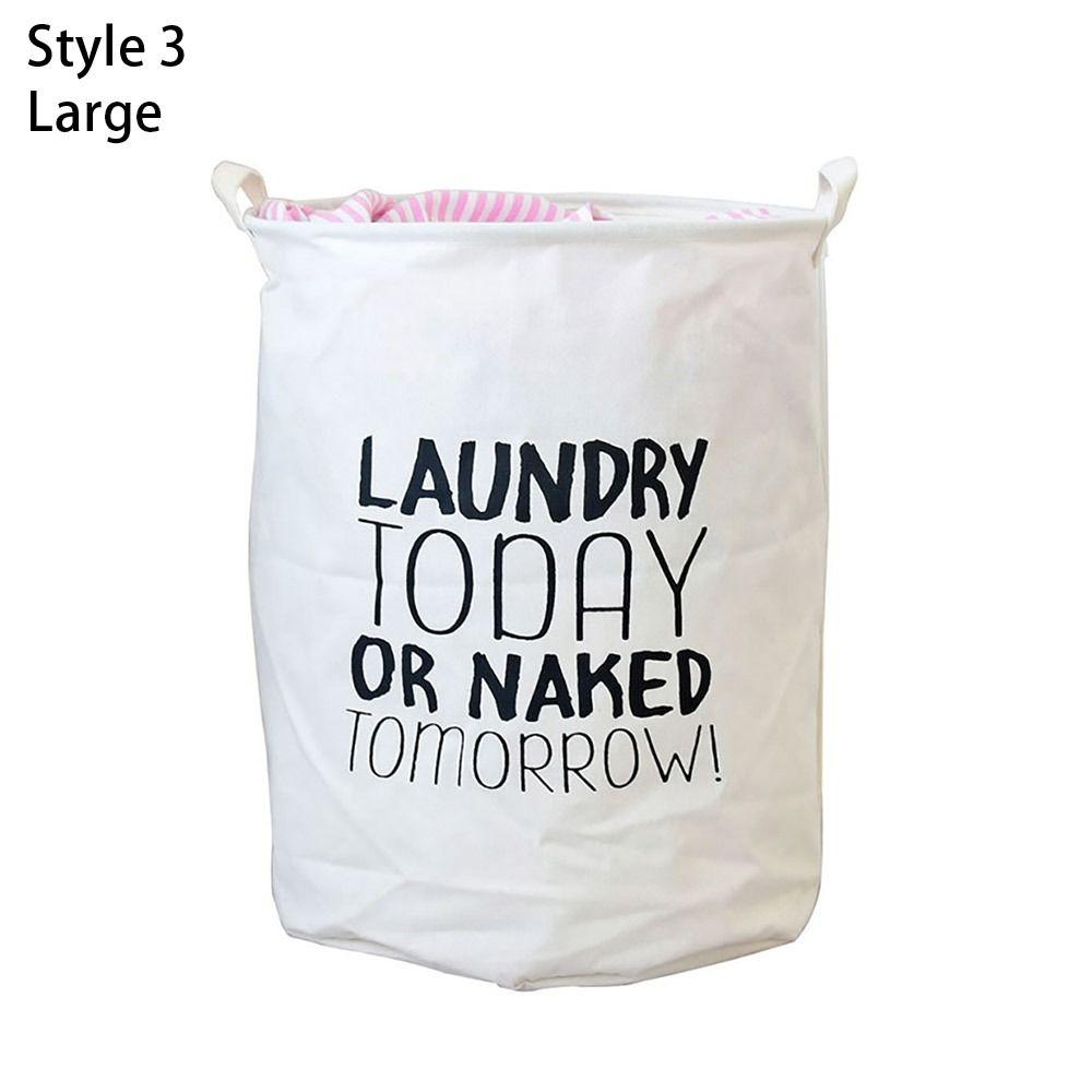1Pcs Dirty Clothes Organizing Home Organizer Cotton Linen Material Toy Storage Hamper