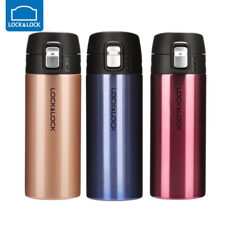 LocknLock 400ml Stainless Steel Insulated Water Bottle