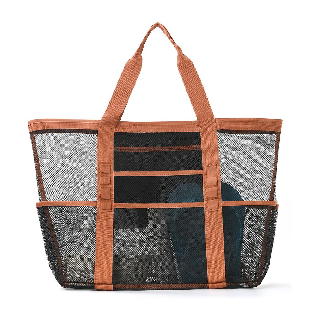 Strandtasche Große Kapazität Spielzeug Netz Schwimmtasche Multifunktional Reise Tragbar Schulter Strandtasche Badeanzug Aufbewahrungstasche