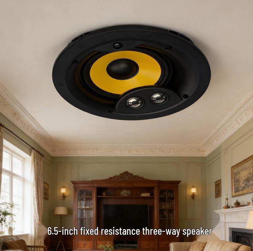 Tiantai 6.5" Constant Resistance Three-Way Ceiling Speaker for Living Room Sound System 926