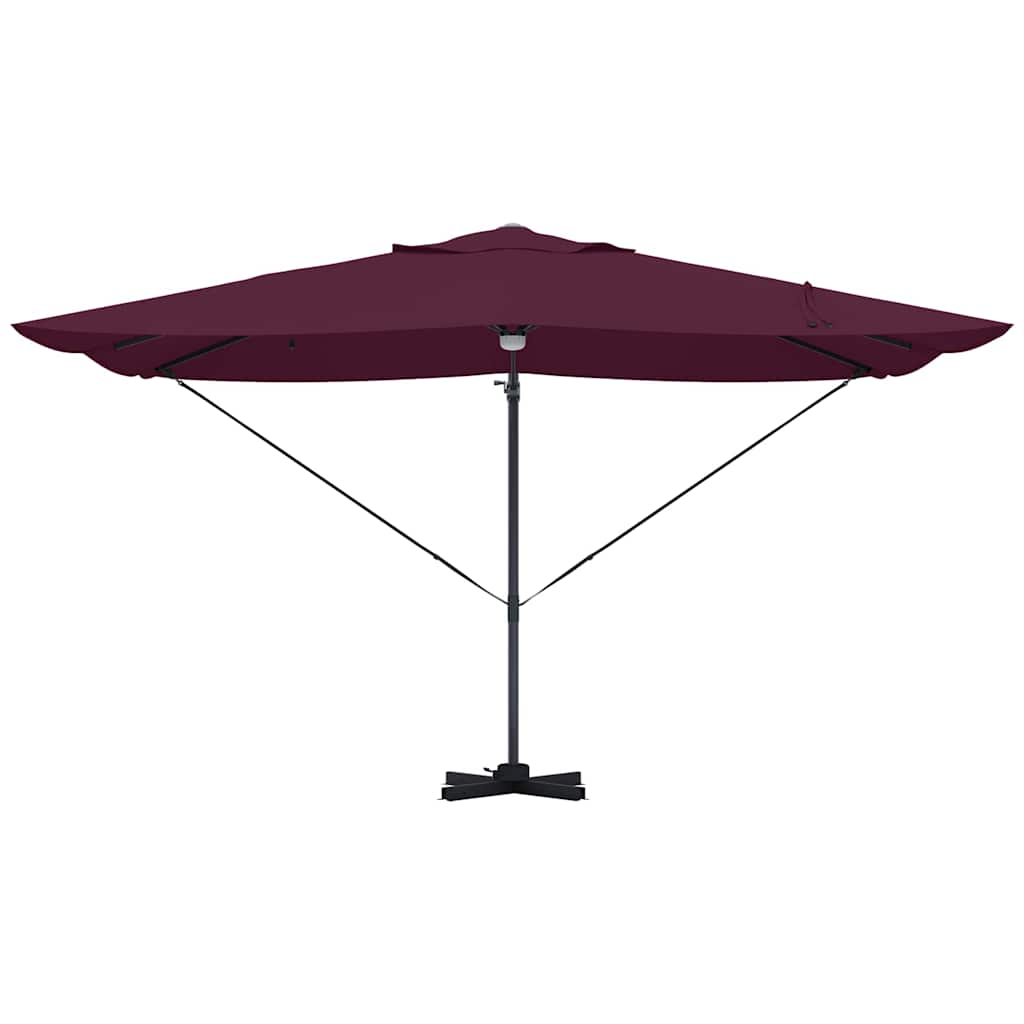 Sun Umbrella Bordeaux Red 351 X 250 X 253 Cm